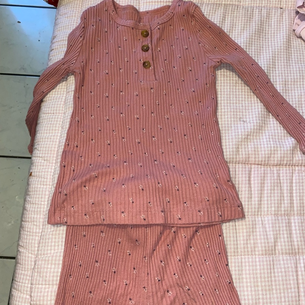 Charming Pink Kids Pajama Set